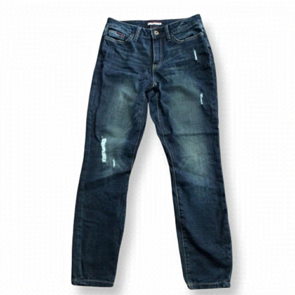 TOMMY Hilfiger High Rise Skinny Ankle Jeans